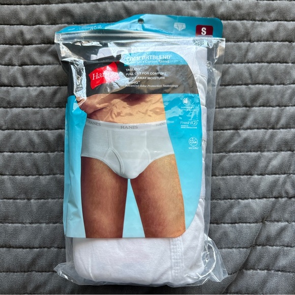 Men’s Hanes ComfortBlend Fresh IQ briefs - Size small - Picture 1 of 2